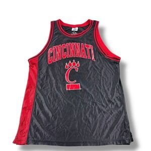 Vintage Apex One Cincinnati Bearcats Nylon Basketball Jersey Mens Large EUC Rare